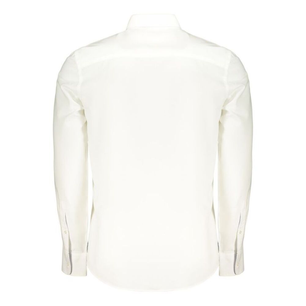 North Sails White Cotton Dress Men's Shirt - Picture 2 of 2